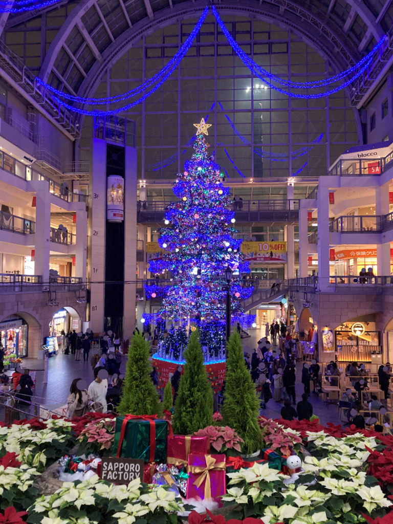 サッポロファクトリーのクリスマスツリー