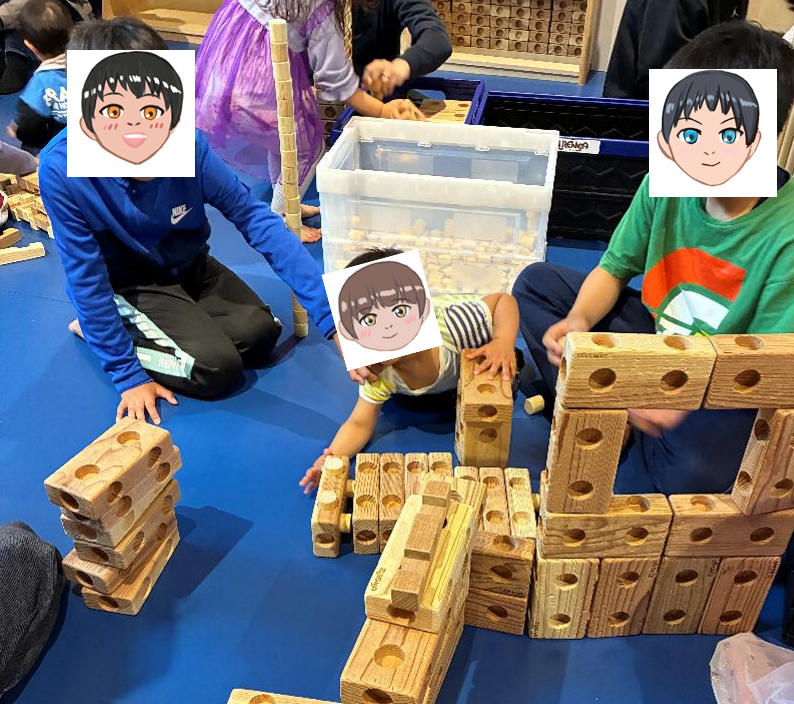 はれっぱ木育ゾーンの様子