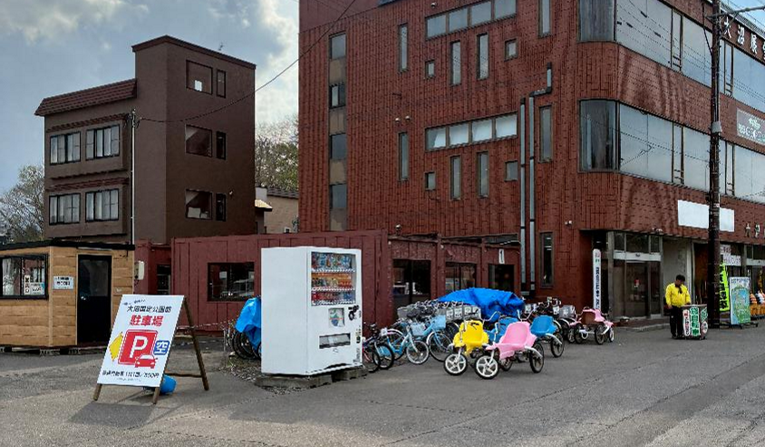 レンタルサイクルの様子