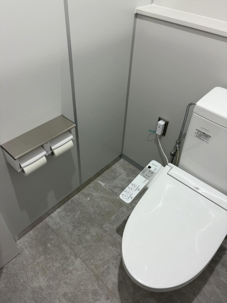 パークセンター内のトイレの様子