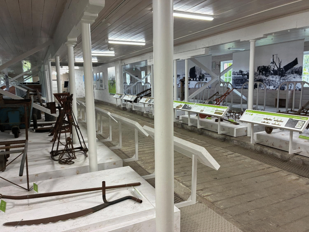 第一牛舎展示の様子