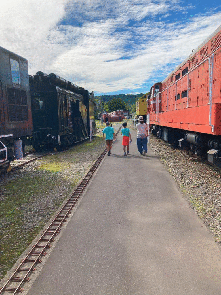 三笠鉄道記念館の外の様子