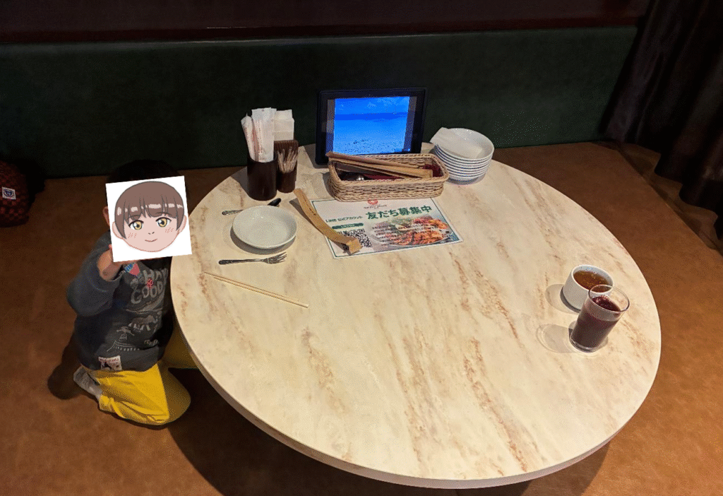 キッズカラトリー利用時の様子