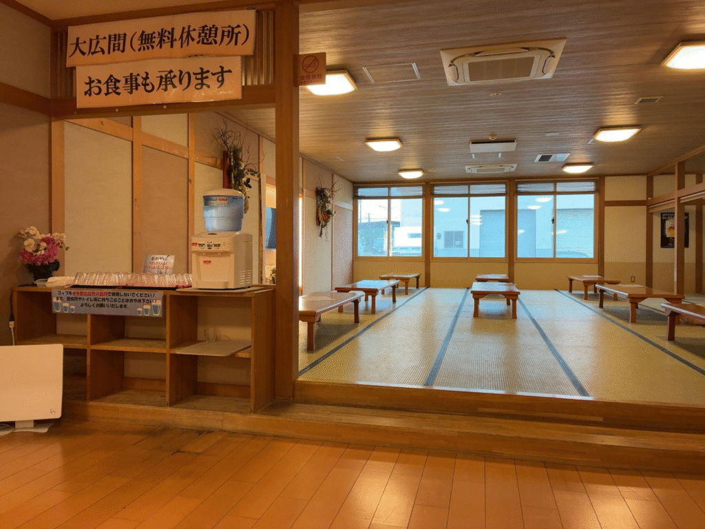 休憩所の様子