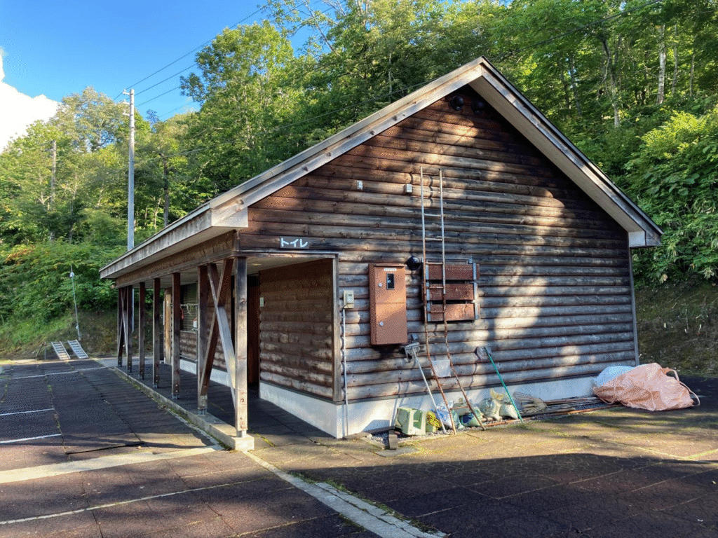 ほたるの里オートキャンプ場のトイレの様子