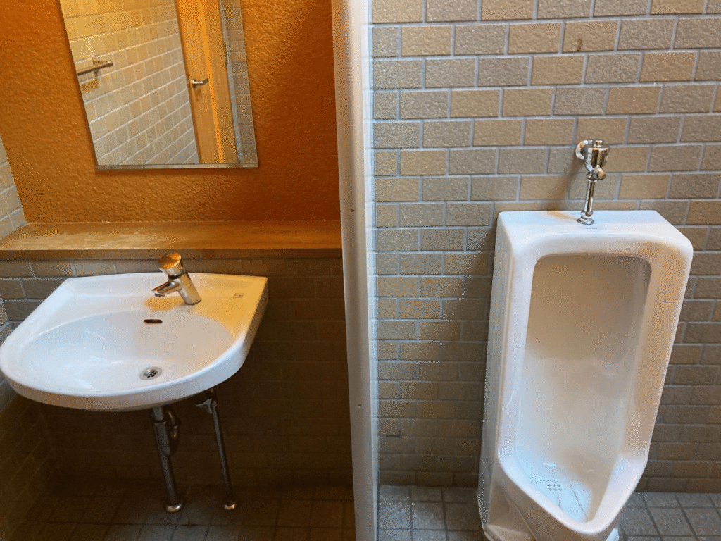 ほたるの里オートキャンプ場のトイレの様子