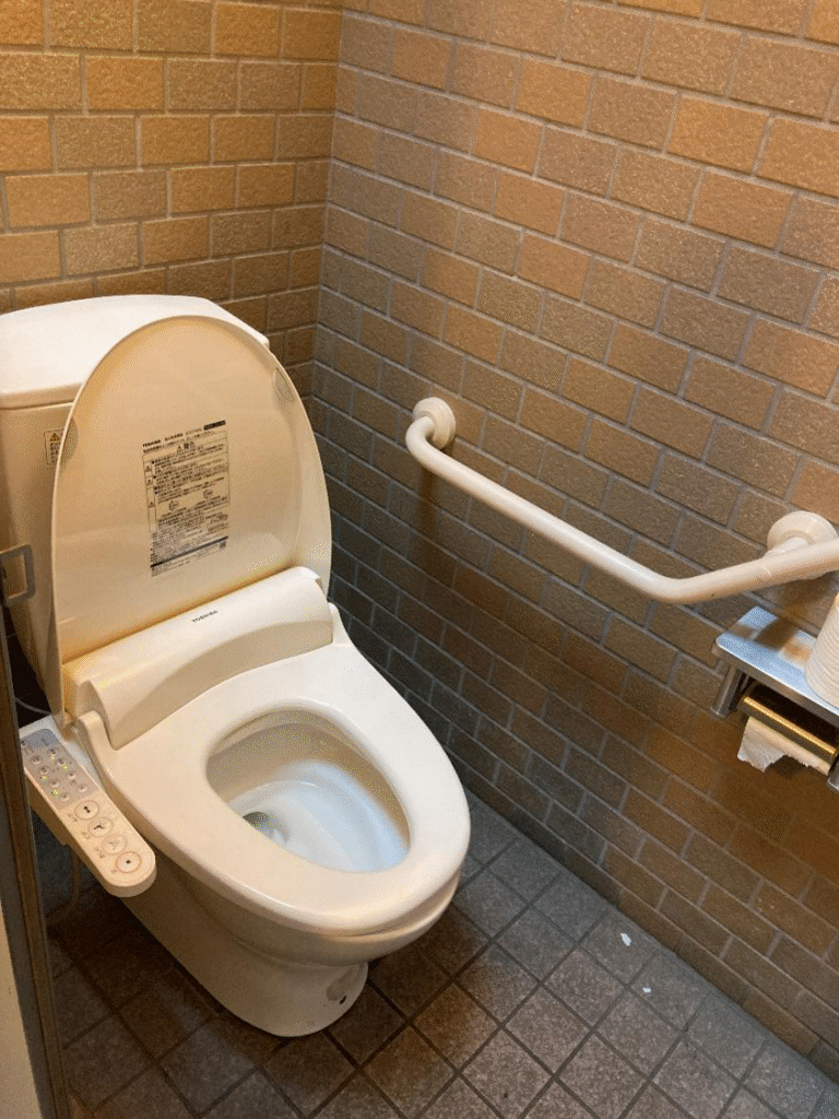 ほたるの里オートキャンプ場のトイレの様子