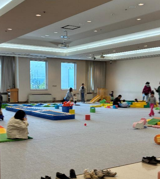 砂川ハイウェイオワシスのキッズスペースの様子