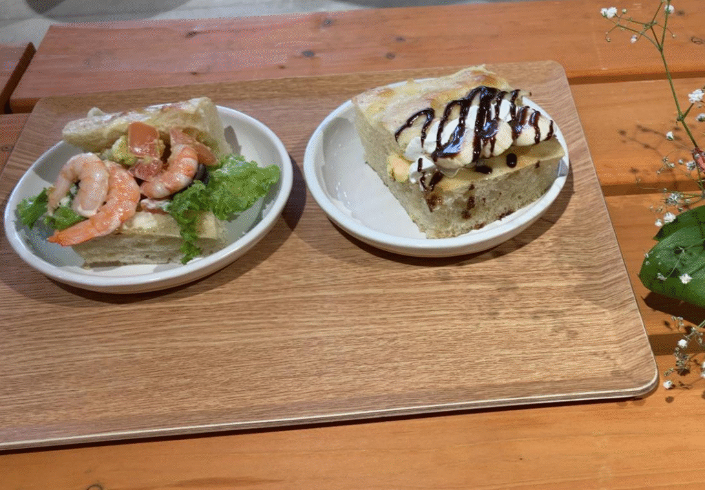 百合が原公園LiLiLiのフォカッチャの写真