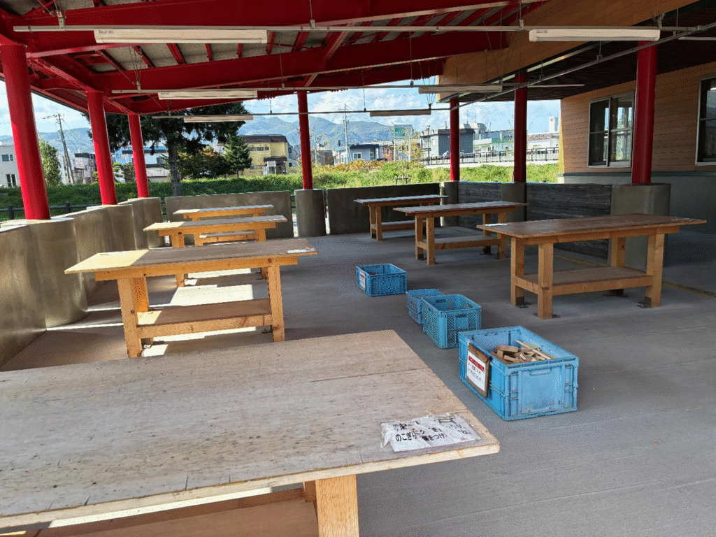 農試公園のトンカチ広場の様子