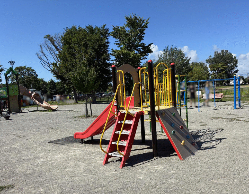 屯田西公園の遊具の様子