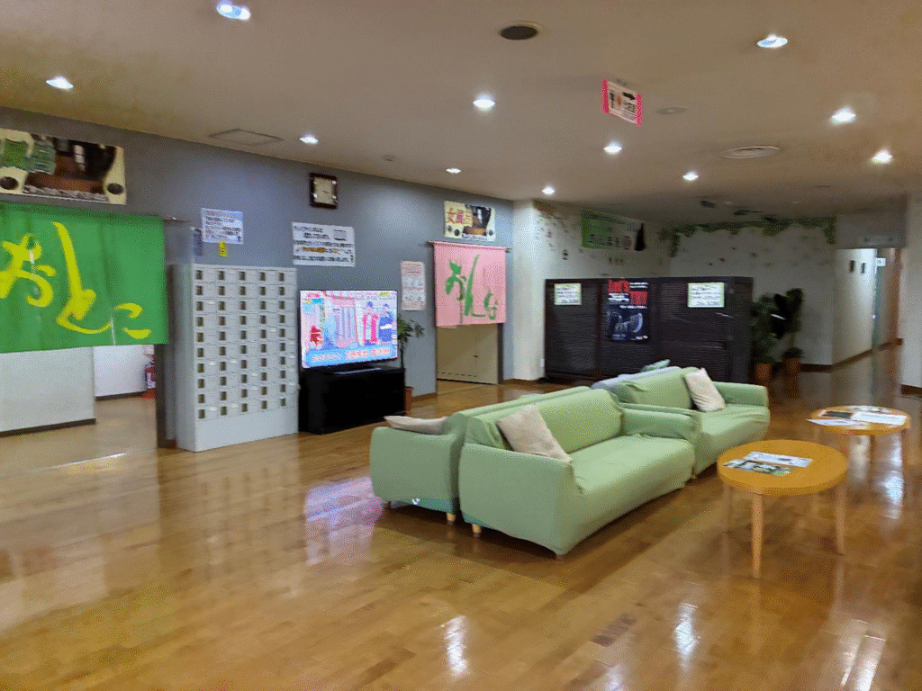 苫小牧なごみの湯の休憩所の様子