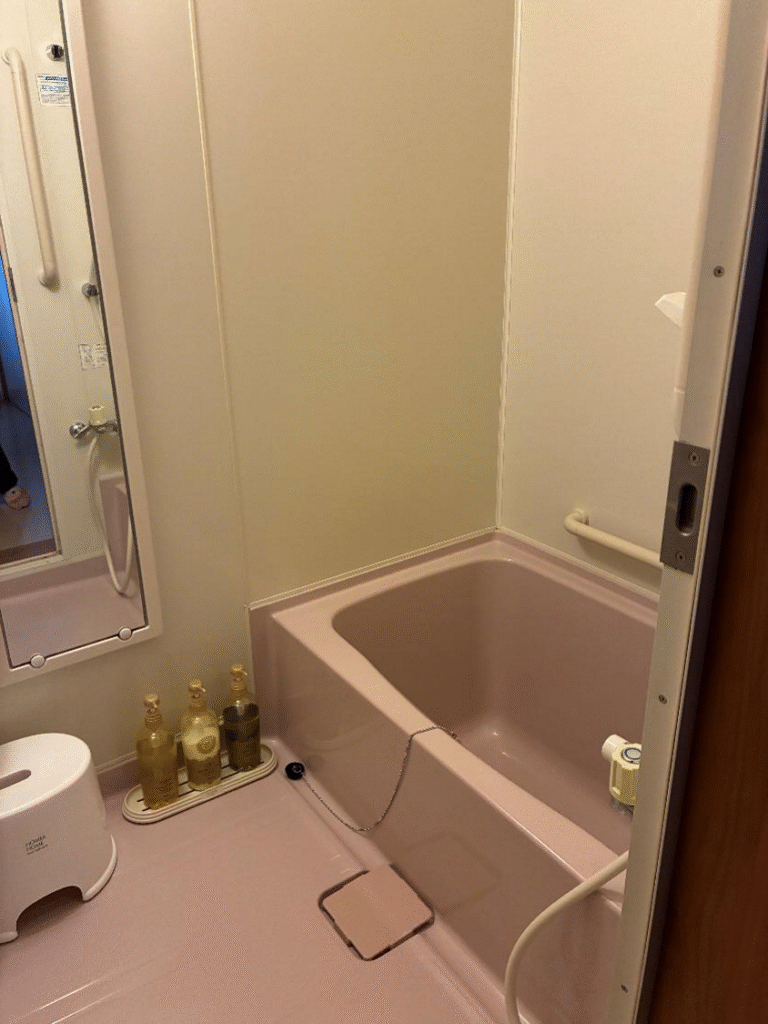 新十津川町 コテージ ヴィラトップのお風呂の様子