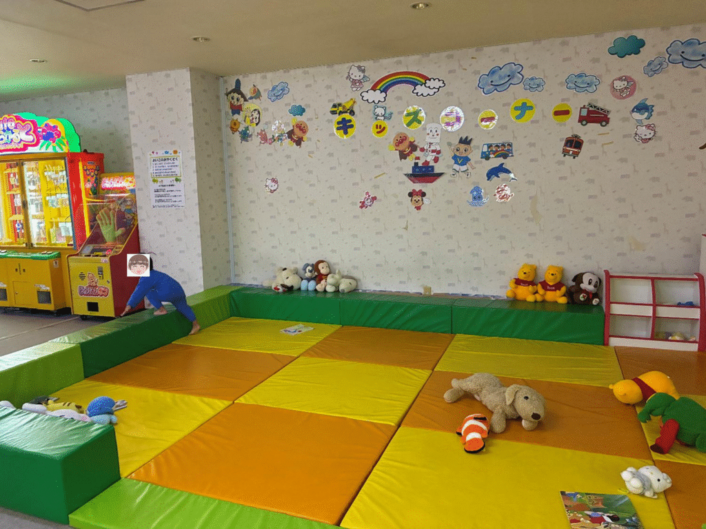 苫小牧なごみの湯のキッズスペースの様子