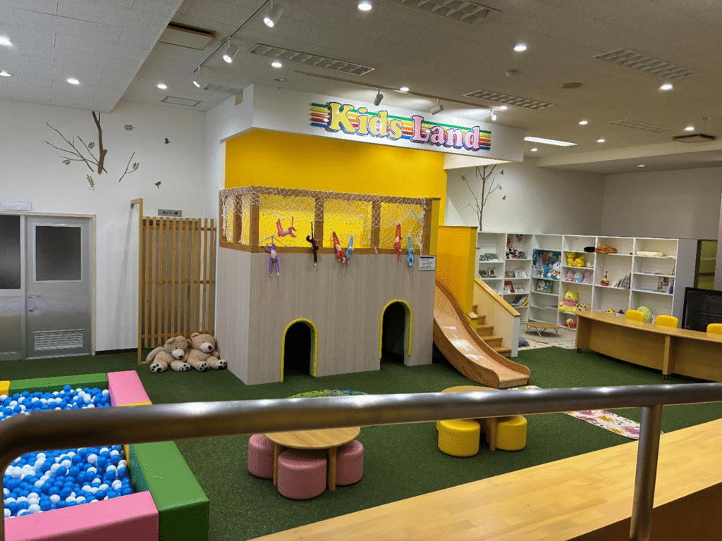 芦別温泉スターライトホテルのキッズスペースの様子