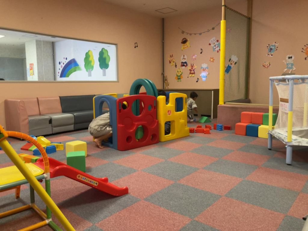 ふとみ銘泉 万葉の湯のキッズスペースの様子