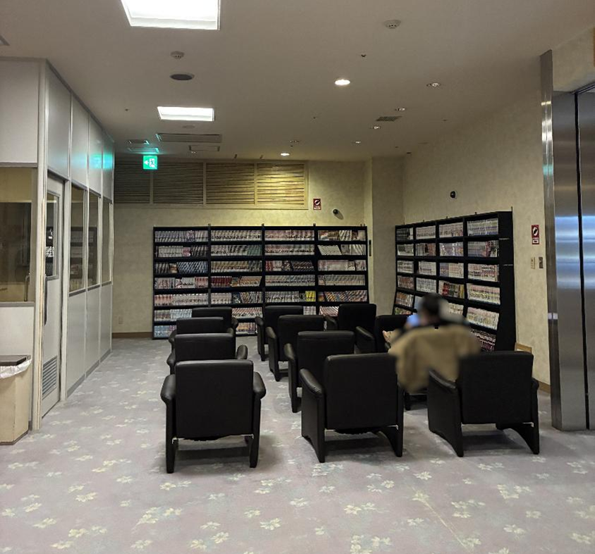 ふとみ銘泉 万葉の湯の休憩所の様子