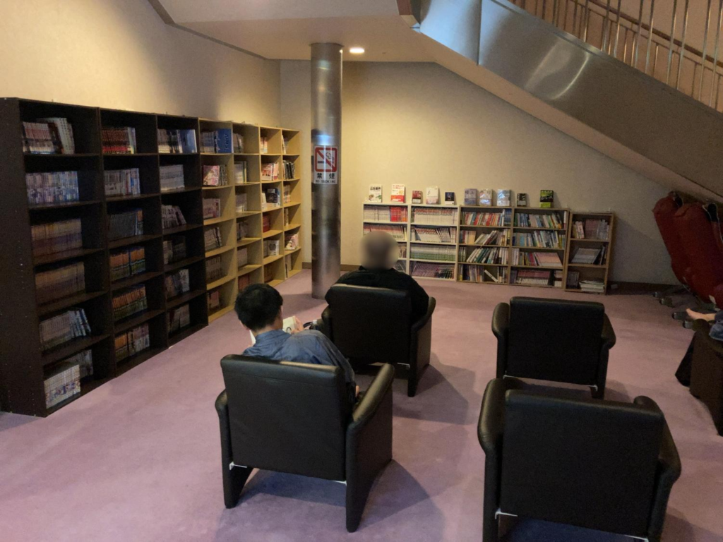 ふとみ銘泉 万葉の湯の休憩所の様子