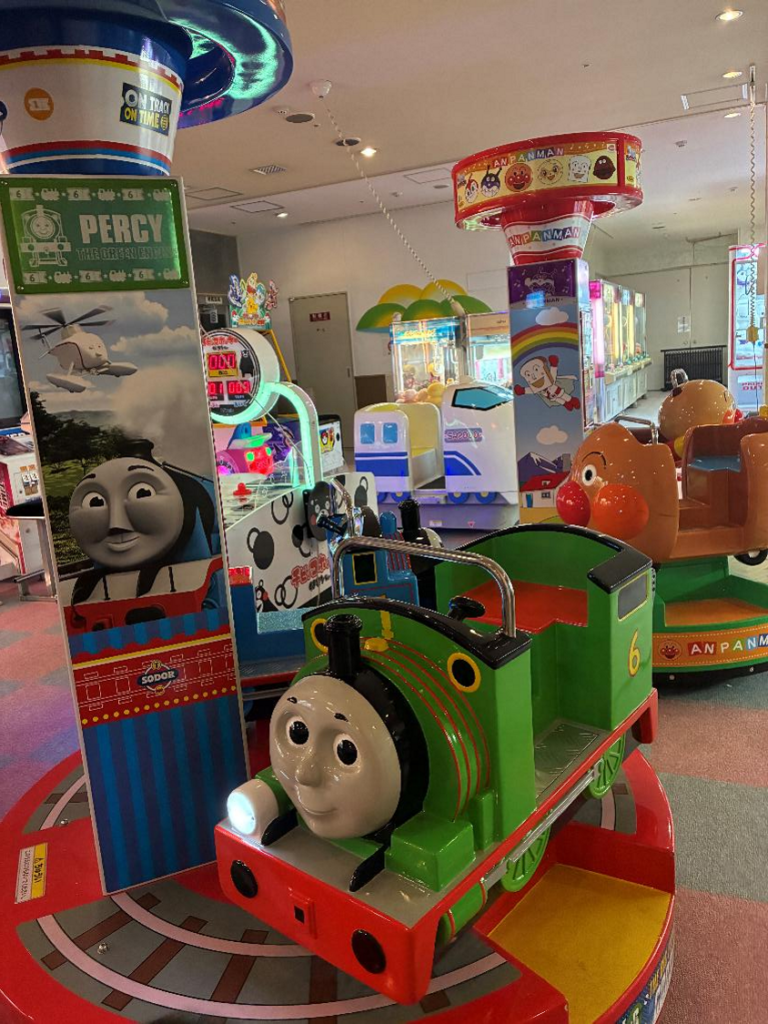 ふとみ銘泉 万葉の湯のゲームコーナーの様子