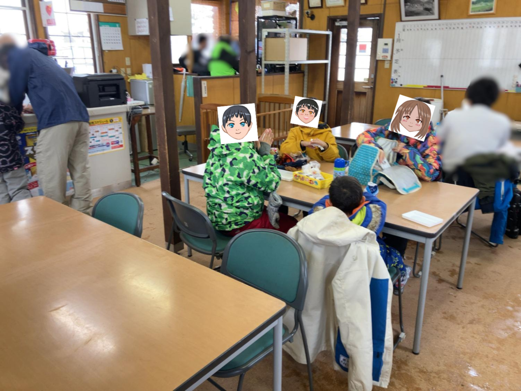 コンサドーレ仁木スキーパークの休憩所の様子