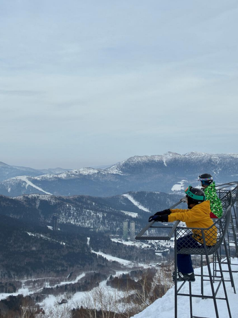 雲海テラスの冬の様子