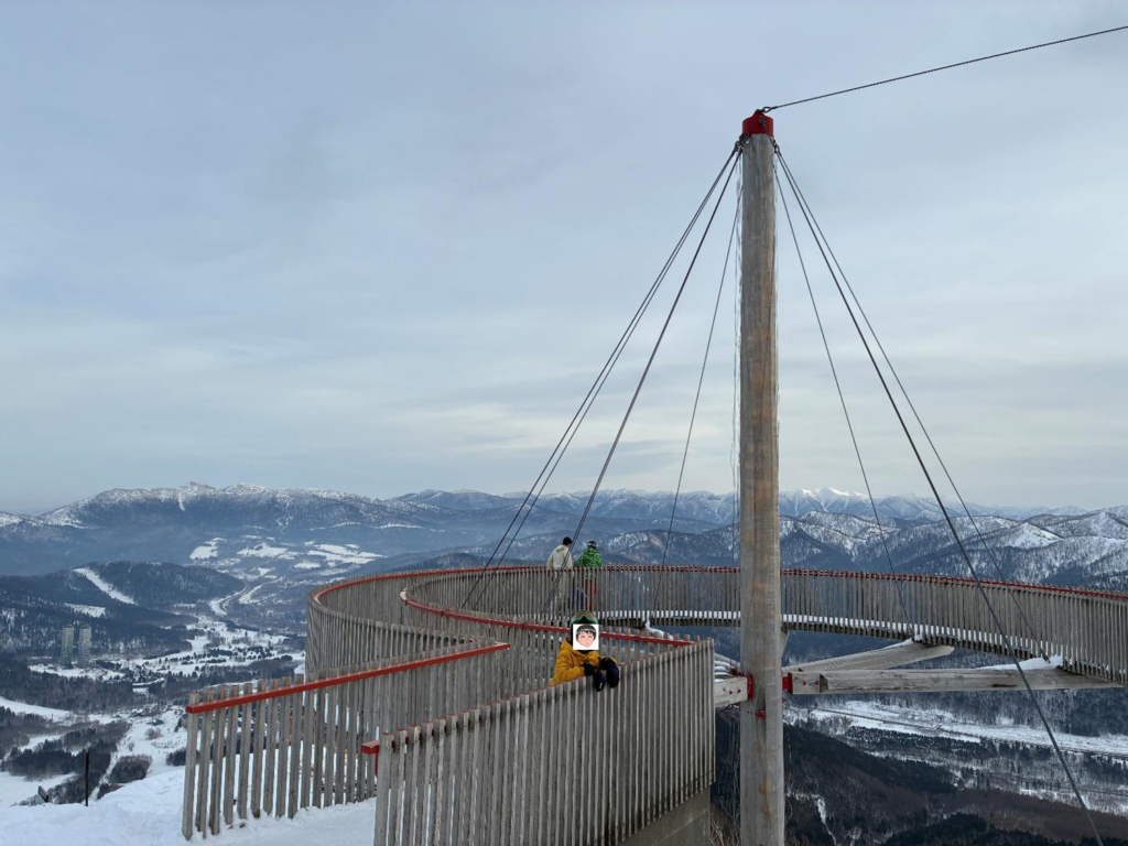 雲海テラスの冬の様子
