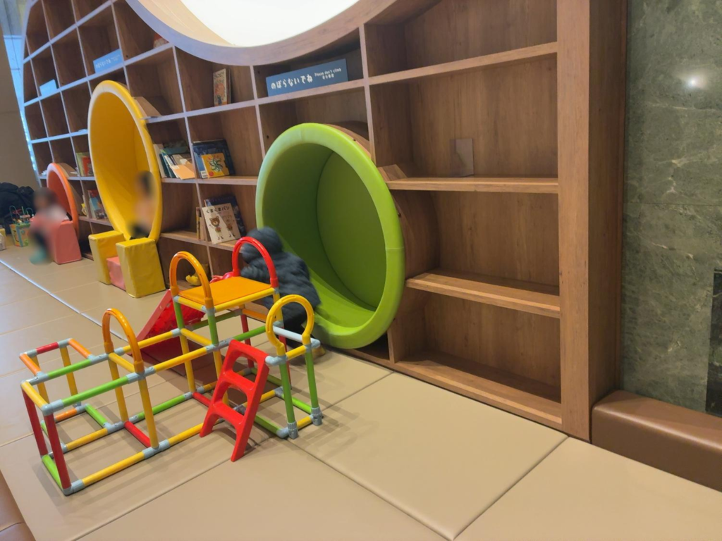 定山渓万世閣ホテルミリオーネのキッズスペースの様子