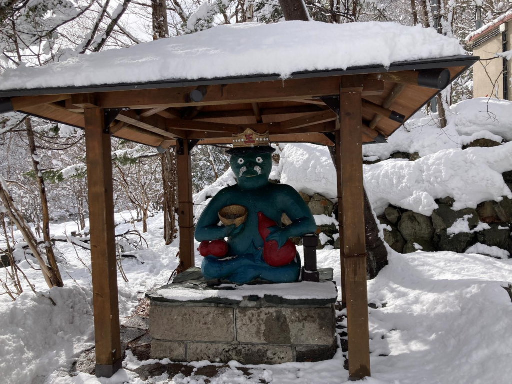 定山渓二見公園の様子