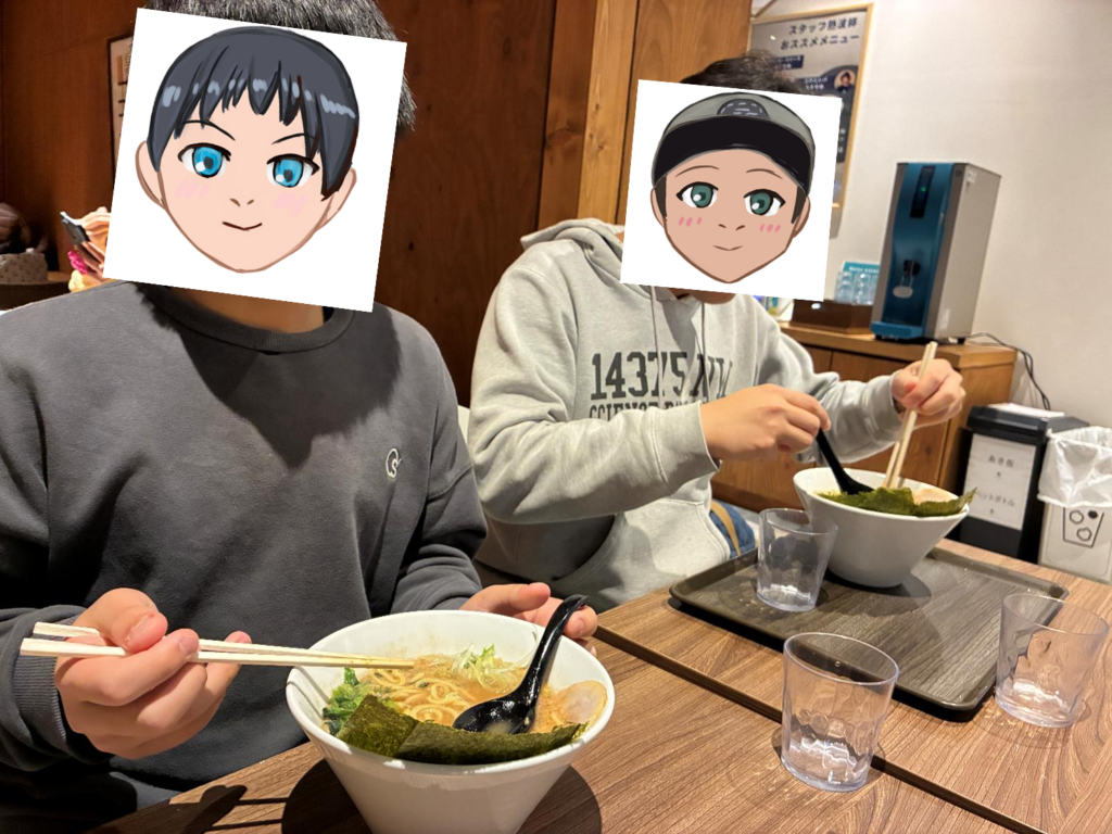 サウナコタンサッポロの食事スペースの様子