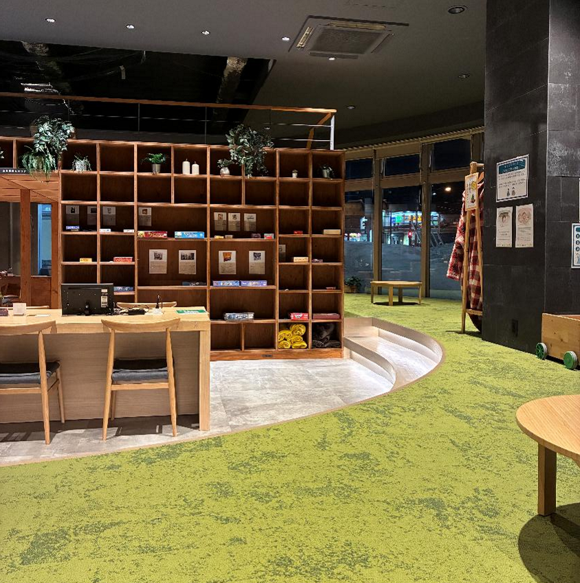 サウナコタンサッポロの休憩所の様子