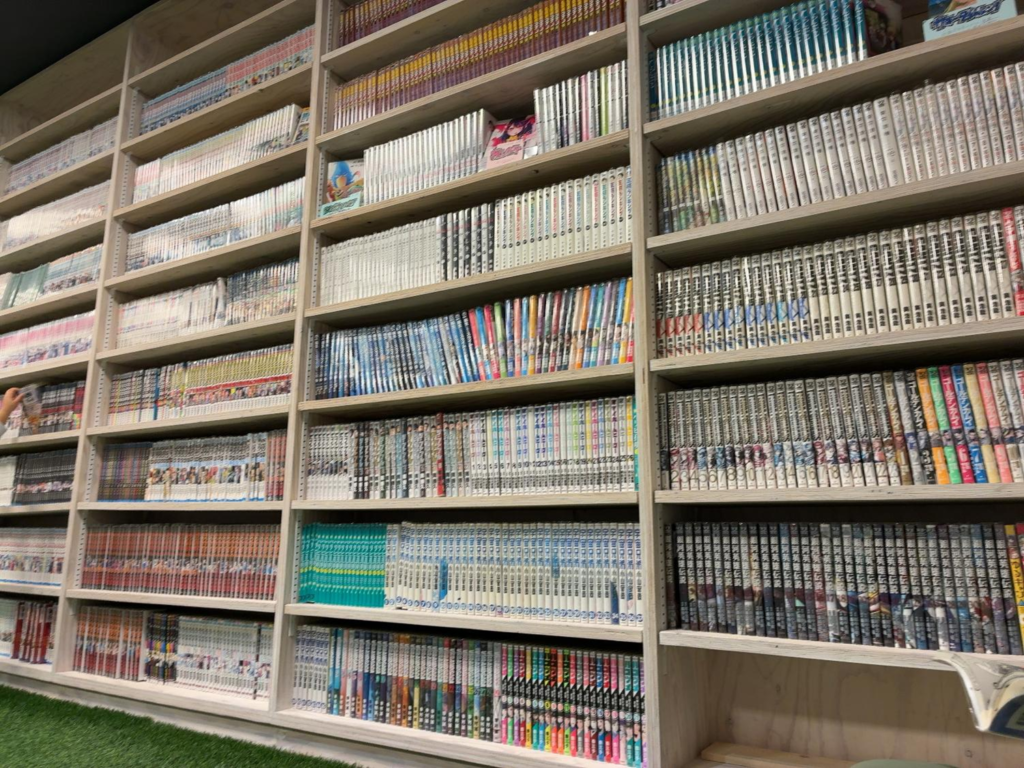 サウナコタンサッポロの休憩所の様子