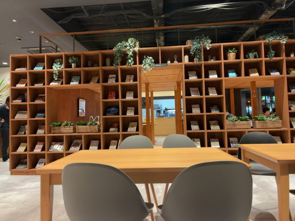 サウナコタンサッポロの休憩所の様子