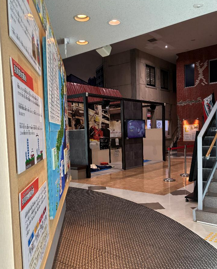 札幌市民防災センターの室内の様子