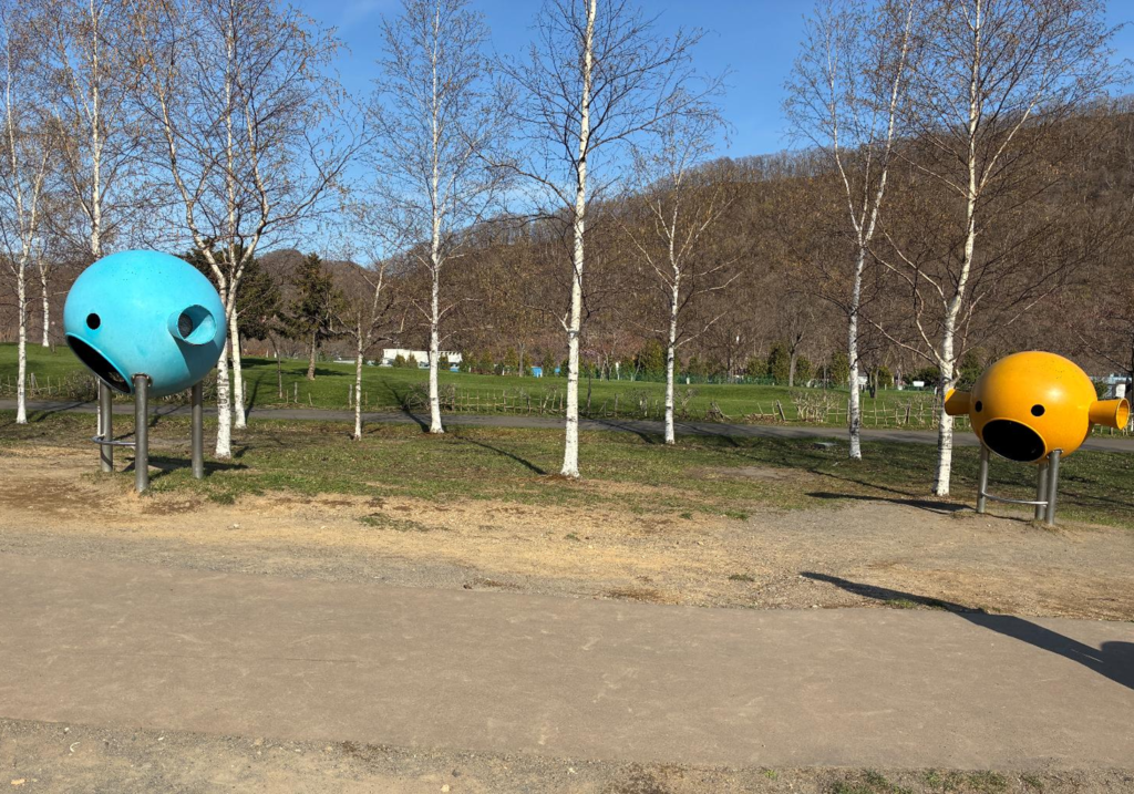 五天山公園の遊具の様子