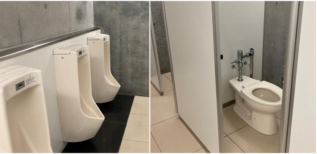 山口緑地のトイレの様子