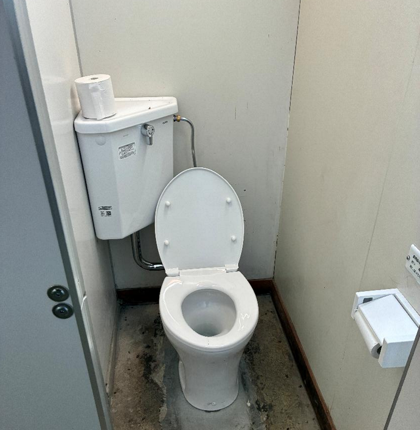 いわみざわ公園キャンプ場のトイレの様子