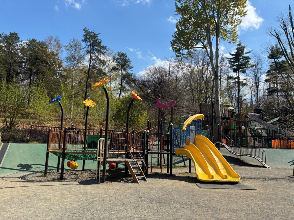 月寒公園の遊具の様子