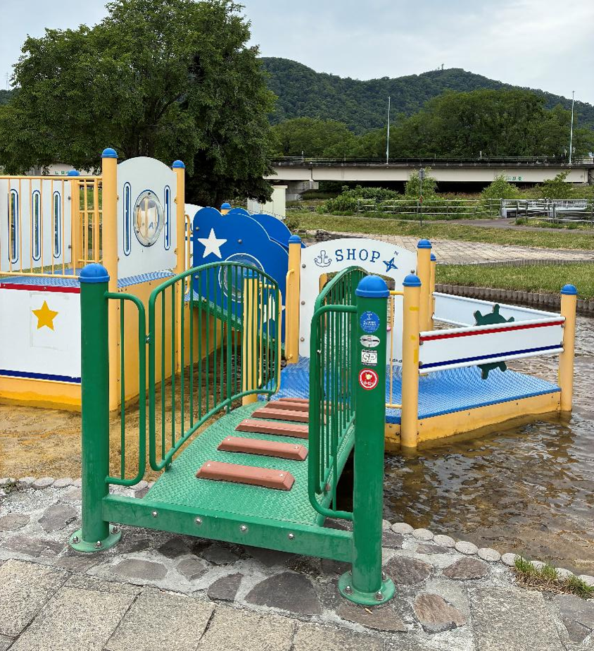 豊平川ウォーターガーデンの様子