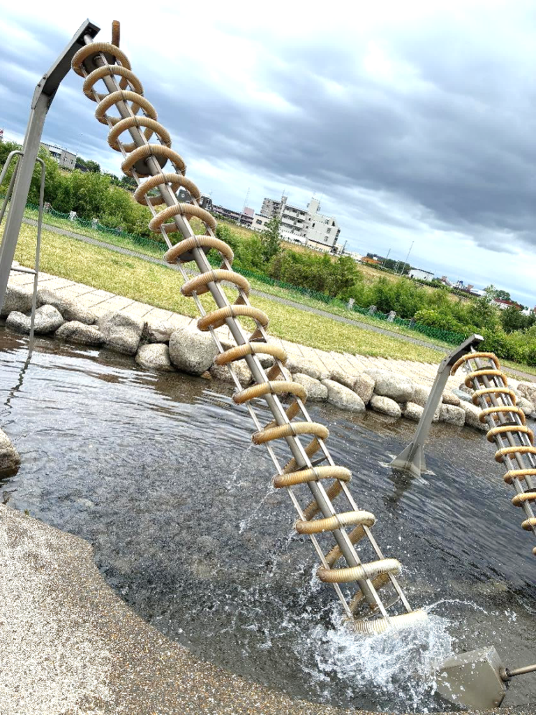 豊平川ウォーターガーデンの様子