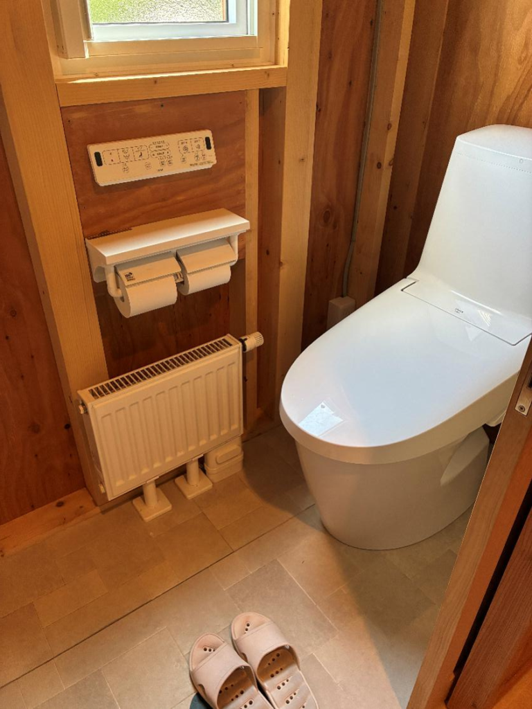 北広島かえるキャンプ場のトイレの様子