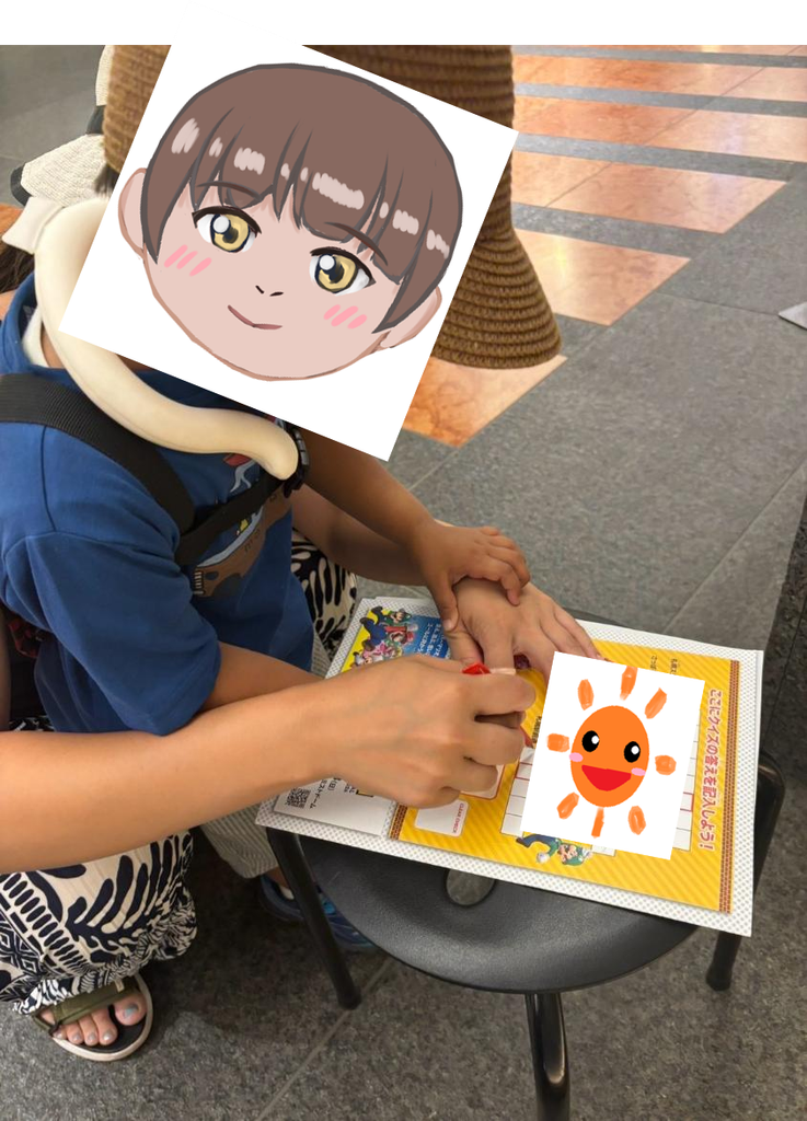 札幌マリオウォークラリーで子どもが観光名所を巡っている様子