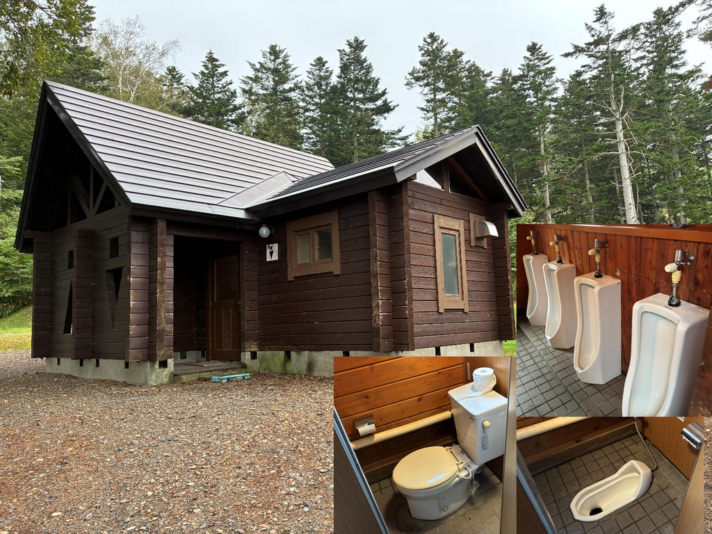 五鹿山公園キャンプ場のトイレの様子
